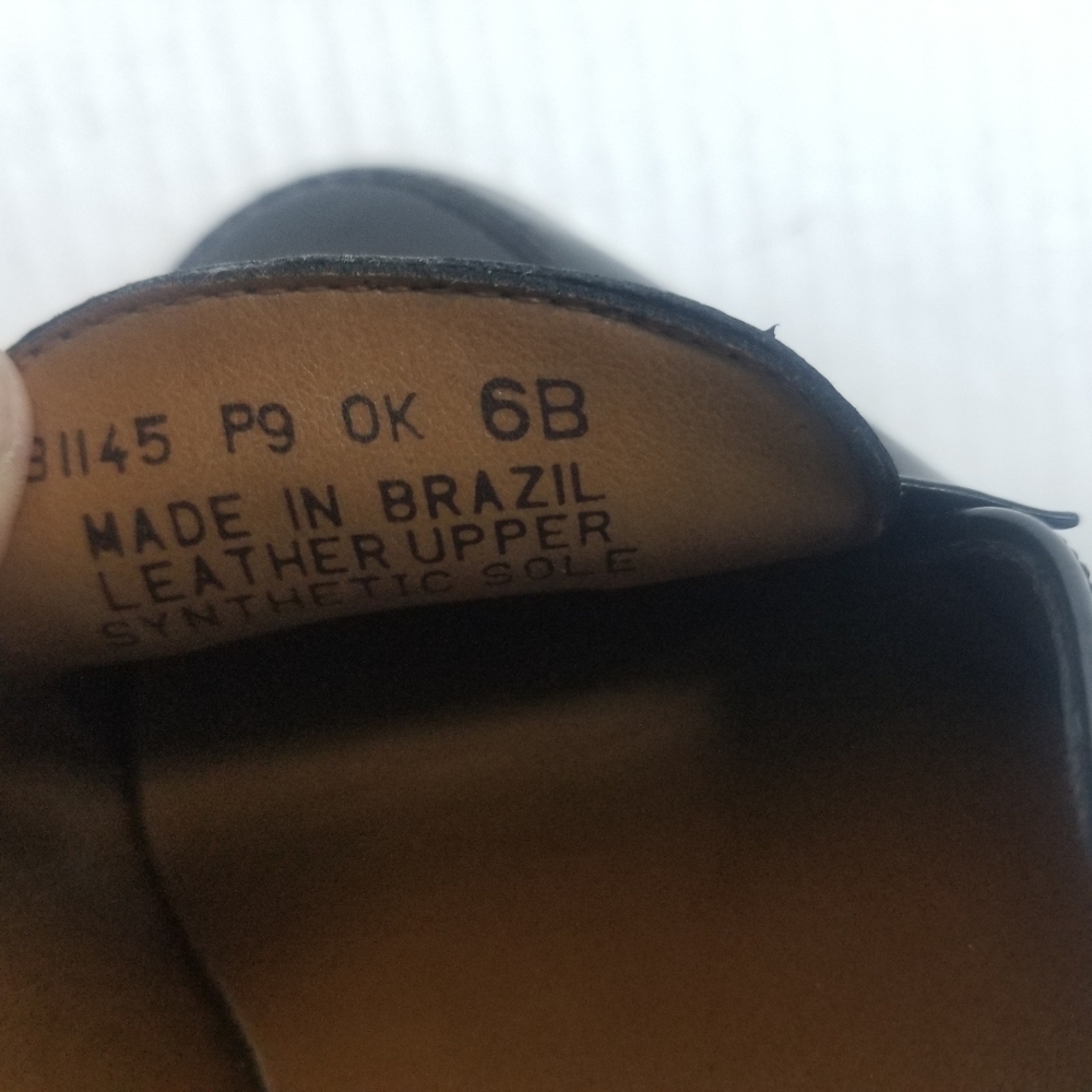 LAUREN RALPH LAUREN WOMEN'S BLACK LEATHER LOAFERS SIZE 6B - Picture 3 of 12
